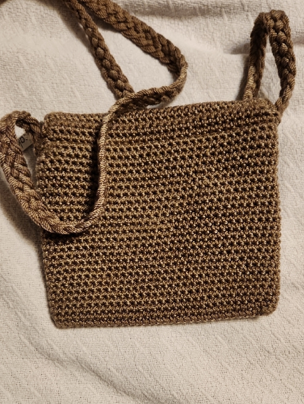 The Sak Woven Braided Crossbody in Brown - Picture 5 of 5